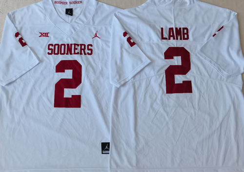 CeeDee Lamb Oklahoma Sooners Jersey Nike White