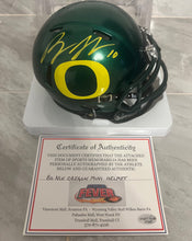 Bo Nix Oregon Ducks Autographed Mini Helmet with COA