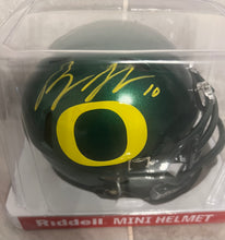 Bo Nix Oregon Ducks Autographed Mini Helmet with COA