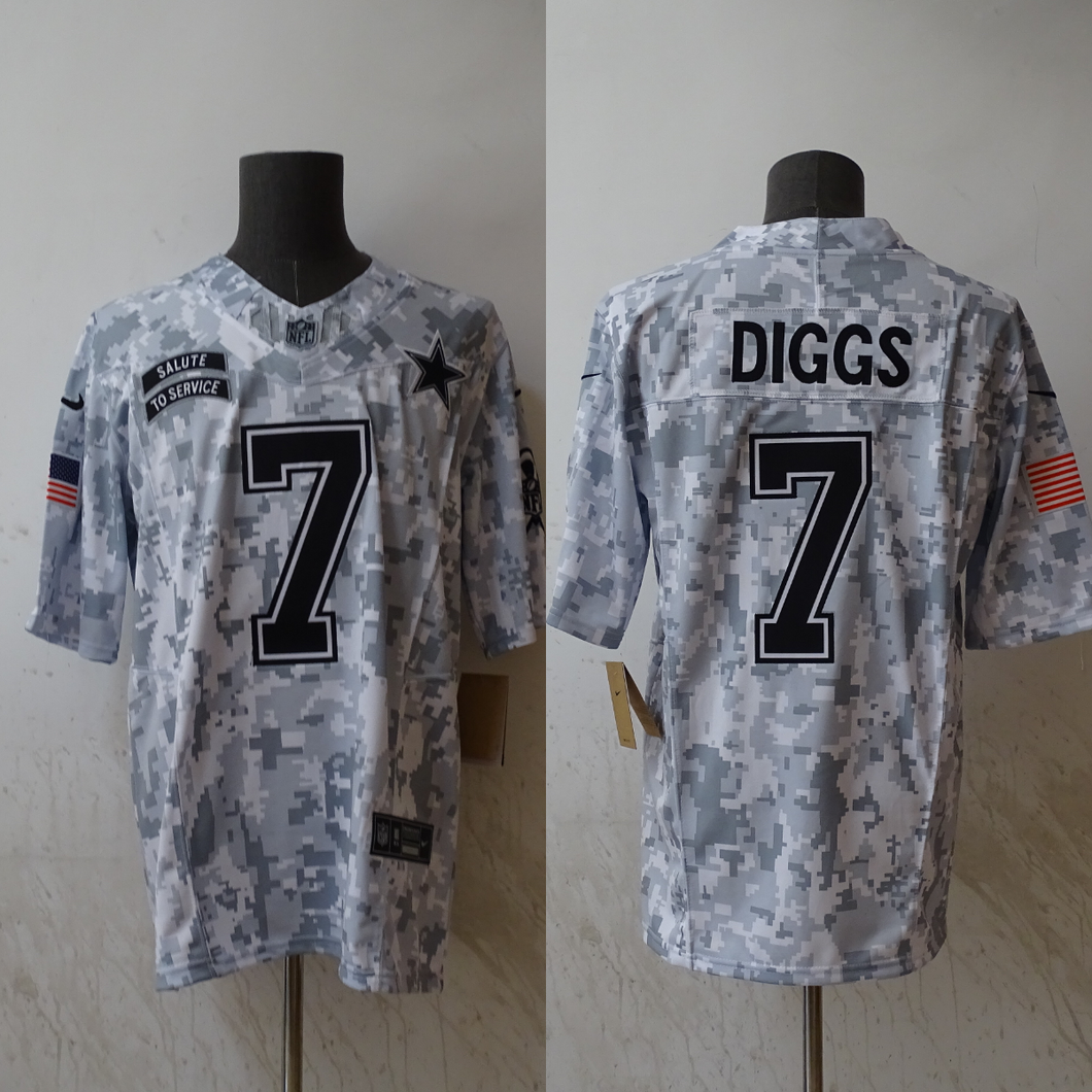 Trevon Diggs Dallas Cowboys 2024 military salute to service Jersey