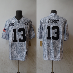 Brock Purdy San Francisco 49ers Nike 2024 NFL Salute to Service Jersey