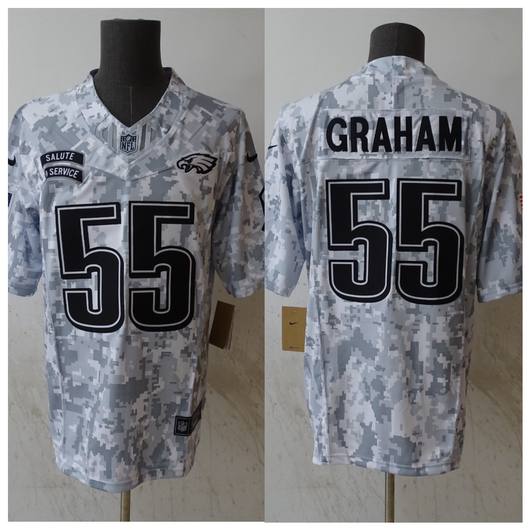 Brandon Graham Philadelphia Eagles 2024 Nike NFL Salute to Service Jersey