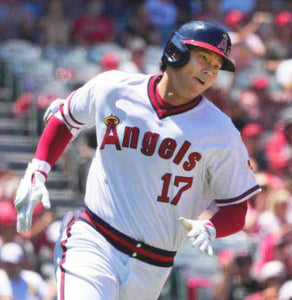 Shohei Ohtani Anaheim Angels Japanese Official MLB Majestic Jersey