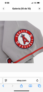 Tim Salmon Anaheim California Angels Official MLB Majestic Jersey gray