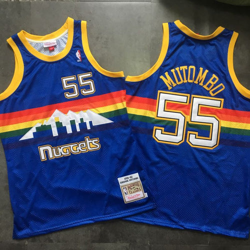 Dikembe Mutombo Denver Nuggets Jersey Mitchell & Ness