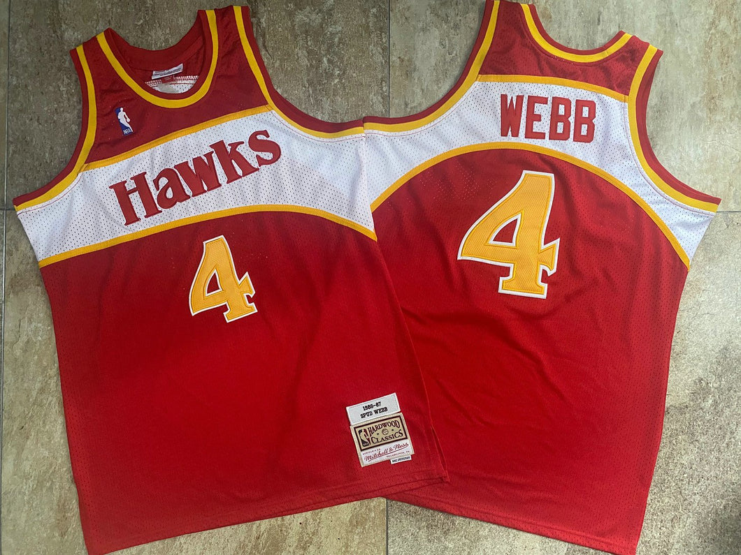 Spud Webb Atlanta Hawks Jersey Mitchell & Ness