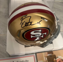 George Kittle San Francisco 49ers Autographed Mini Helmet with COA Photo signing