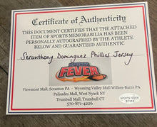 Seranthony Dominguez Philadelphia Phillies autographed jersey COA photo signing