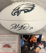 Dallas Goedert Autographed Philadelphia Eagles Football with COA & Photo signing