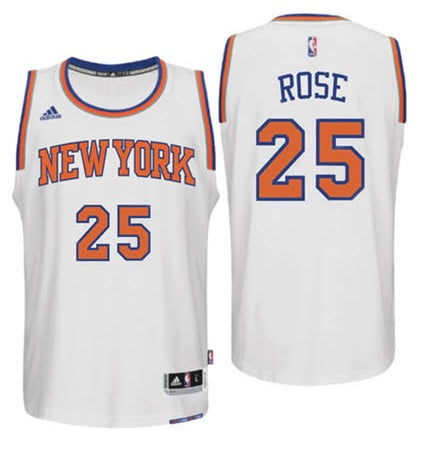 Jalen Rose New York Knicks Official NBA Adidas Jersey