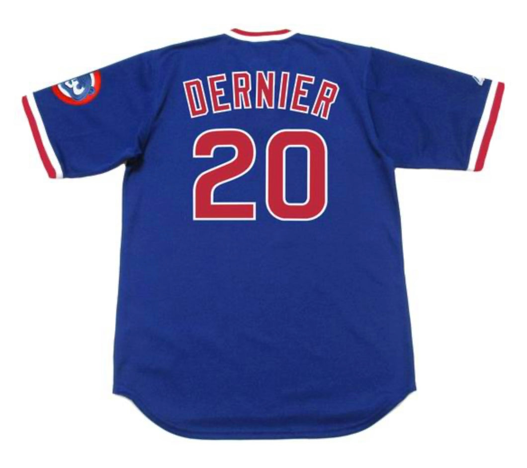 Bob Dernier Chicago Cubs Official MLB Majestic Jersey