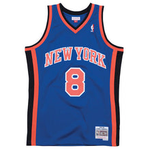 Latrell Sprewell New York Knicks Official NBA Mitchell & Ness Jersey blue