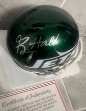 Breece Hall Autographed New York Jets Mini Helmet with COA