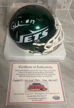 Garrett Wilson Autographed New York Jets Mini Helmet with COA