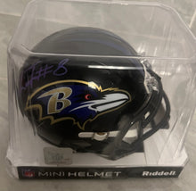 Lamar Jackson Autographed Baltimore Ravens Mini Helmet with COA