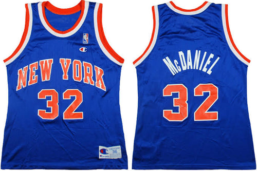 Xavier McDaniel New York Knicks Official NBA Jersey Customized by Mitchell & Ness