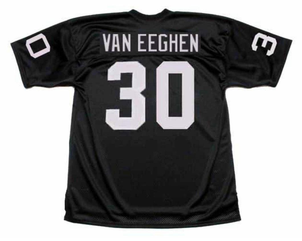 Mark Van Eeghen Oakland Raiders Mitchell & Ness Jersey