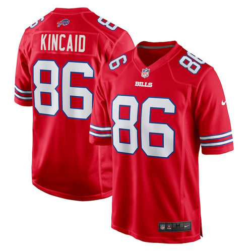 Dalton Kincaid Buffalo Bills Official NFL Nike Jersey red