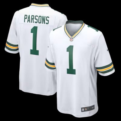 Micah Parsons Green Bay Packers Official NFL Nike Jersey White