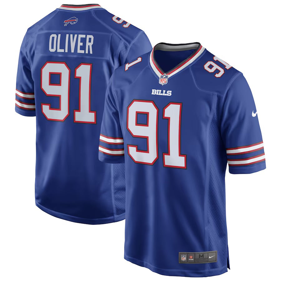 Ed Oliver Buffalo Bills NFL official Nike Jersey blue
