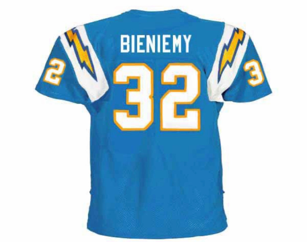 Eric Bieniemy 1994 San Diego Chargers NFL Mitchell & Ness Jersey