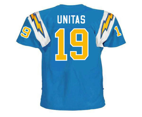 Johnny Unitas San Diego Chargers NFL Mitchell & Ness Jersey