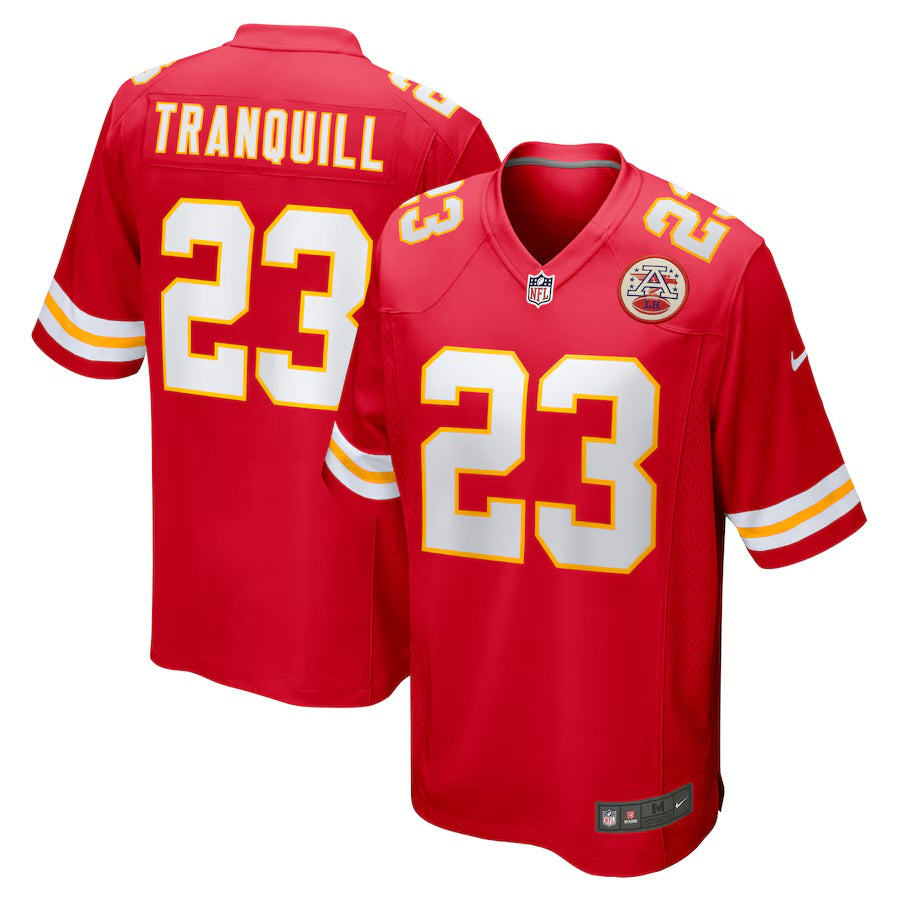 Drue Tranquil Kansas City Chiefs official NFL NIKE Jersey