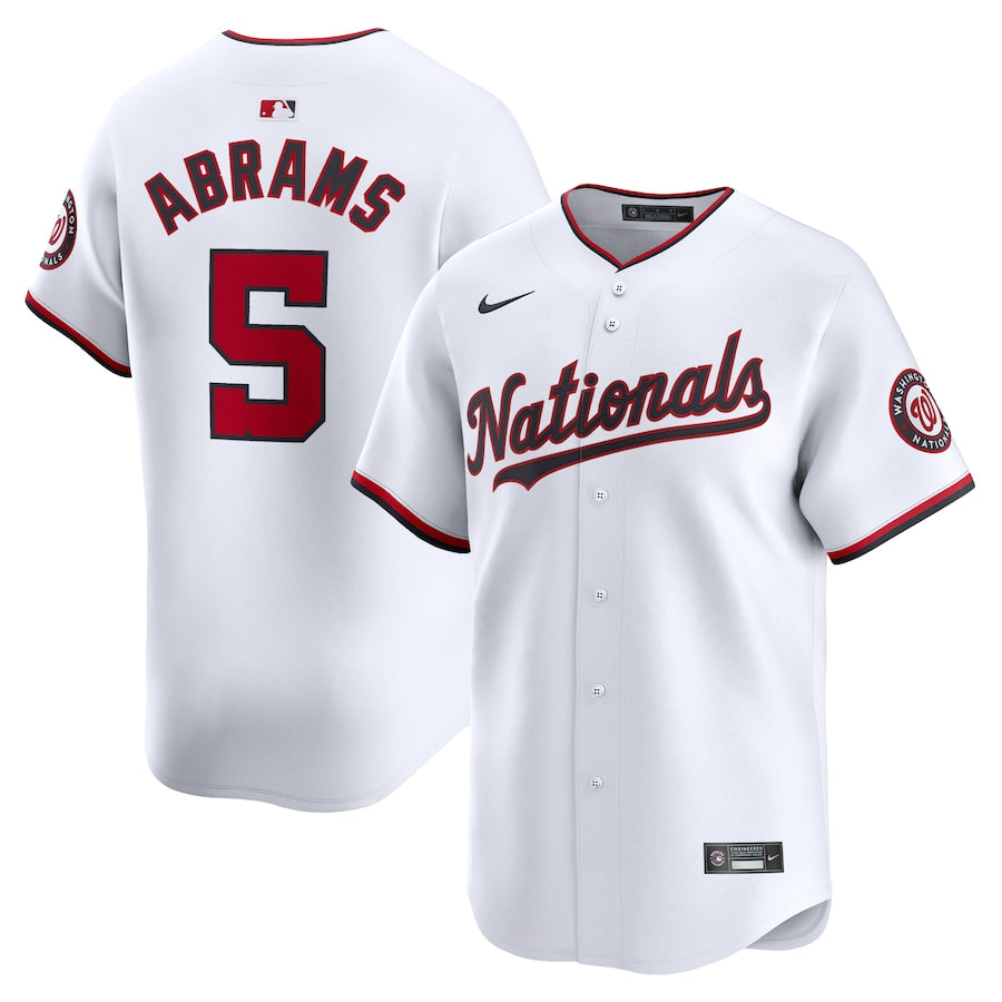 CJ Abrams Washington Nationals Official MLB Nike Jersey