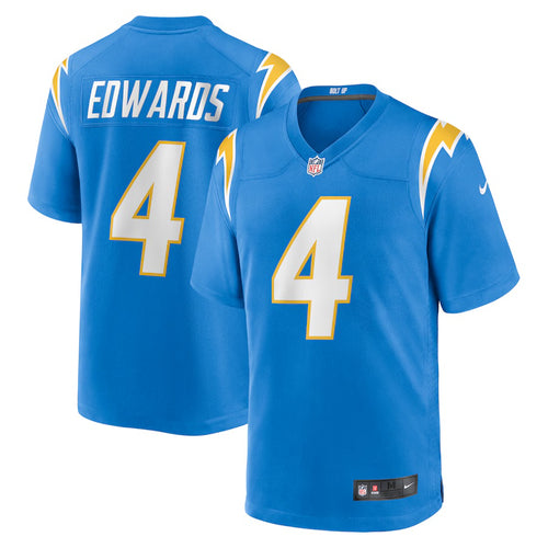 Gus Edwards Los Angeles Chargers Official NFL NIKE Jersey