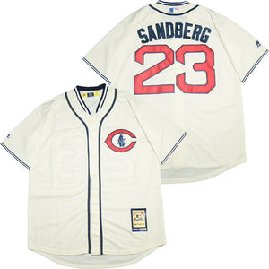 Ryne Sandberg Chicago Cubs Jersey Majestic (retro logo)