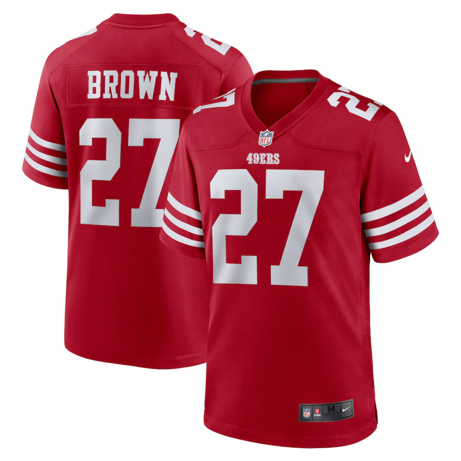 Ji'Ayir Brown San Francisco 49ers Official NFL Nike Jersey