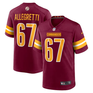 Nick Allegretti Washington Commanders Official Nike Jersey