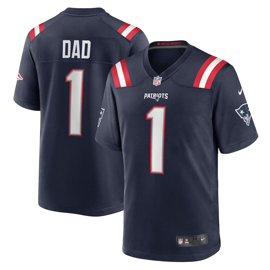 Number # 1 DAD New England Patriots official NFL Jersey Nike