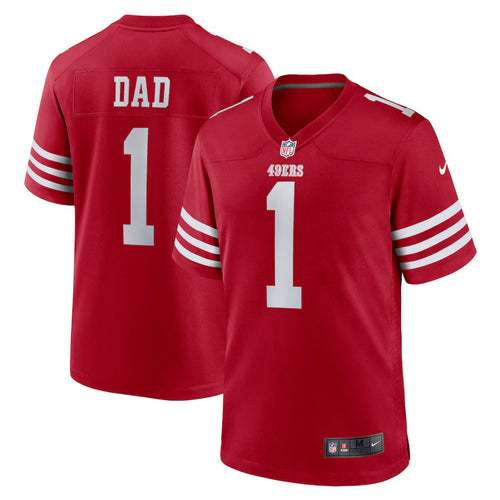 Number #1 DAD San Francisco 49ers Jersey