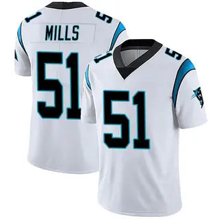Sam Mills Carolina Panthers Official NFL NIKE Jersey White
