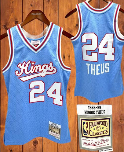 Reggie Theus Sacramento Kings Official NBA Mitchell & Ness Jersey
