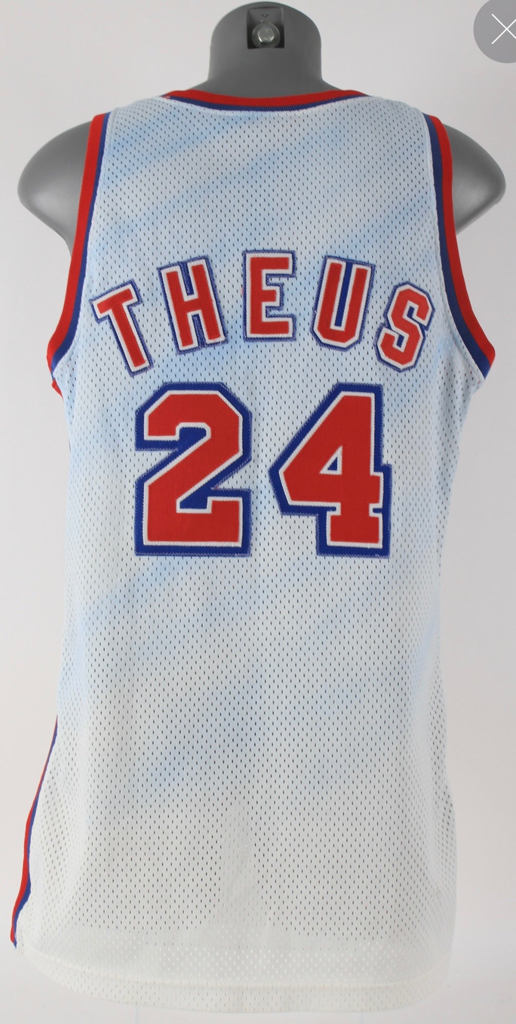 Reggie Theus New Jersey Nets Official NBA Mitchell & Ness Jersey