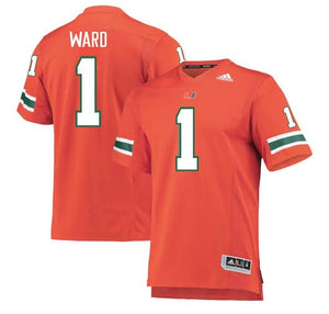 Cam Ward Miami Hurricanes Official NCAA Adidas Jersey
