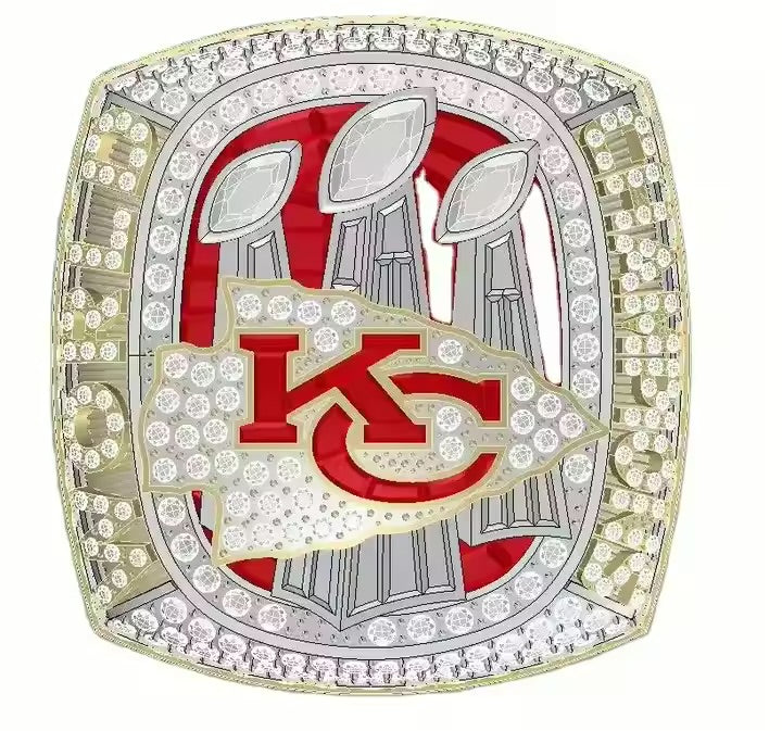 Patrick Mahomes Kansas City Chiefs replica NBA Championship ring