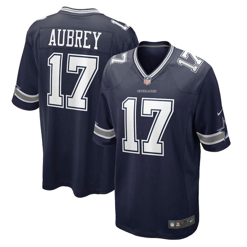Brandon Aubrey Dallas Cowboys Official NFL Nike Jersey Navy blue