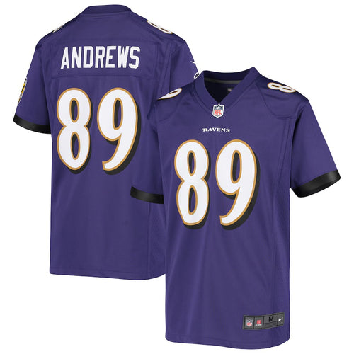 Mark Andrews Baltimore Ravens Official NFL Jersey Nike Purple