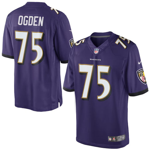 Jonathan Ogden Baltimore Ravens Official NFL Jersey Nike Purple