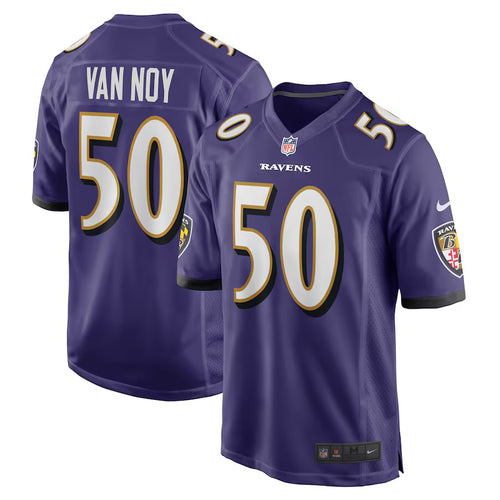 Kyle Van Noy Baltimore Ravens Official NFL Jersey Nike Purple