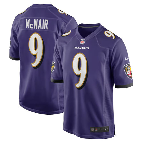 Steve McNair Baltimore Ravens Official NFL Jersey Nike Purple