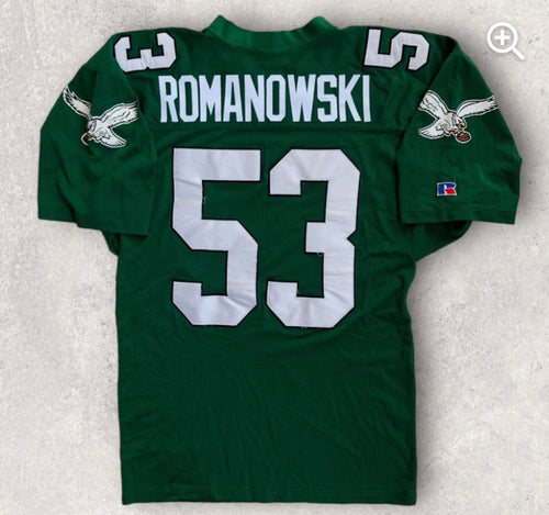 Bill Romanowski Philadelphia Eagles NFL Mitchell  & Ness Jersey