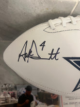 Dak Prescott Autographed Dallas Cowboys Football with COA & Photo signing