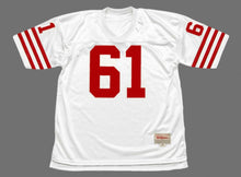 Jesse Sapolu San Francisco 49ers Jersey Mitchell & Ness white