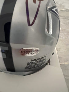 CeeDee Lamb Autographed Dallas Cowboys Mini Helmet with COA Photo signing