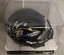 Roquan Smith Autographed Baltimore Ravens Mini Helmet with COA & Photo Signing