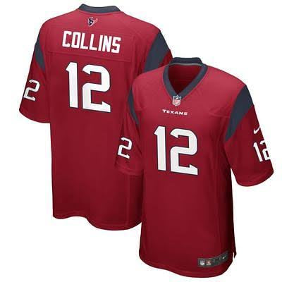 Nico Collins Houston Texans official NFL Nike jersey red